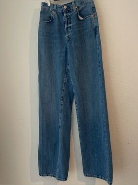 Citizens of Humanity Annina Trouser Jean High Rise Wide Leg Button Fly Size 25